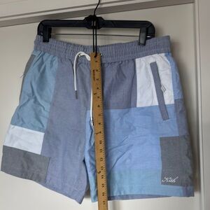 Kith Blue Patchwork Shorts